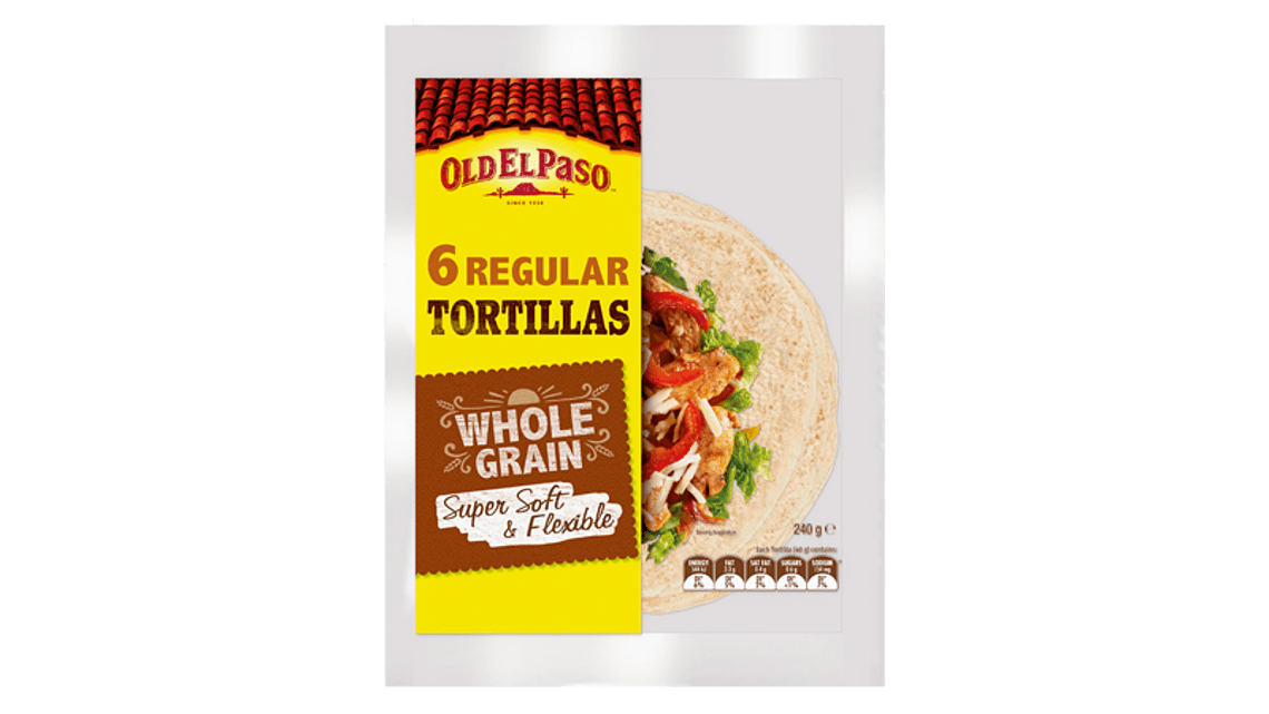 6 Pack Wholegrain Tortillas Old El Paso AU